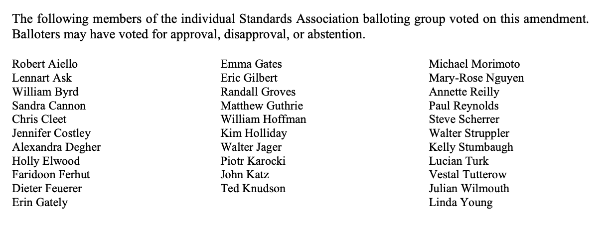 balloting individual