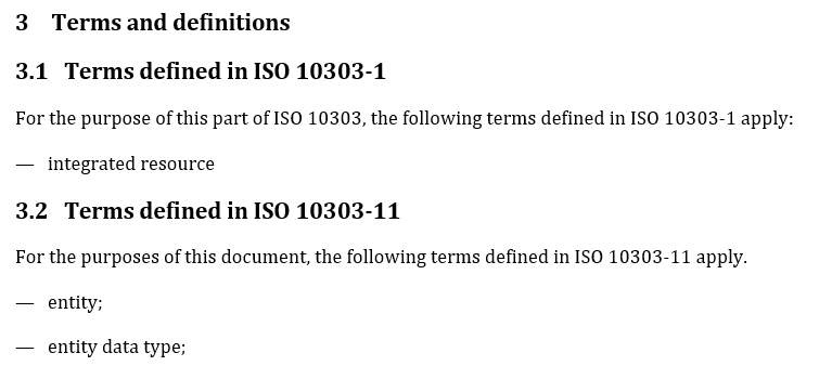 Inclusion of non-term subclauses